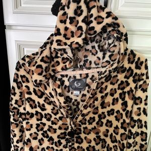 Animal Print Onesie pajamas Size XL